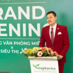Ông Phạm Quang Trường, Chủ tịch Tập đoàn Vinapharma – Group, phát biểu tại buổi lễ.